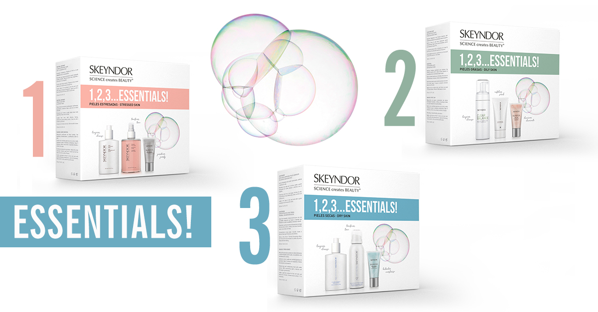 3 Kits de Higiene Facial para 3 tipos de clientas